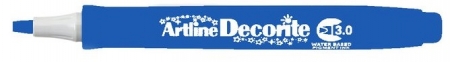 Markere speciale - Marker ARTLINE Decorite, varf tesit 3.0mm - bleu metalizat