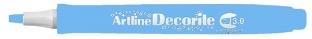Markere speciale - Marker ARTLINE Decorite, varf tesit 3.0mm - bleu pastel