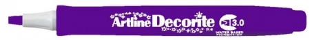 Markere speciale - Marker ARTLINE Decorite, varf tesit 3.0mm - violet metalizat