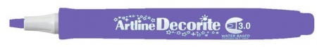 Markere speciale - Marker ARTLINE Decorite, varf tesit 3.0mm - violet pastel