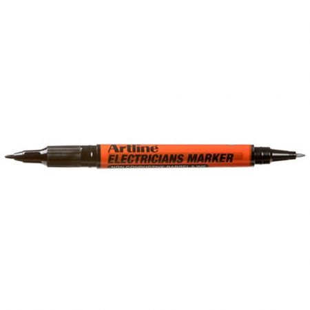 Markere speciale - Marker ARTLINE, pentru electricieni, corp plastic, 2 capete, varfuri rotunde 0.4/1.0mm - negru