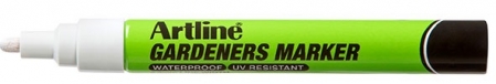 Markere speciale - Marker ARTLINE, pentru gradinari, corp plastic, varf rotund 2.3mm - alb