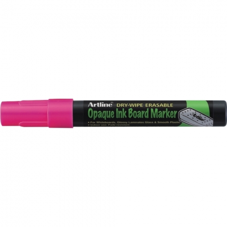 Markere speciale - Marker cu cerneala opaca, ARTLINE, pentru table de scris, varf 2.0mm - roz fluorescent