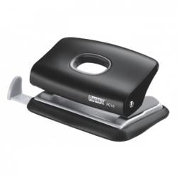 Perforatoare - Mini-perforator plastic RAPID FC10, 10 coli - negru