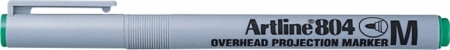 Markere permanente - OHP Non-Permanent marker ARTLINE 804, varf mediu - 1.0mm - verde