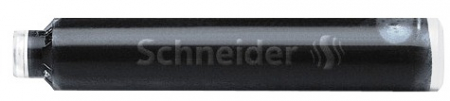 Rezerva cerneala - Patroane cerneala SCHNEIDER, 6buc/set - negru