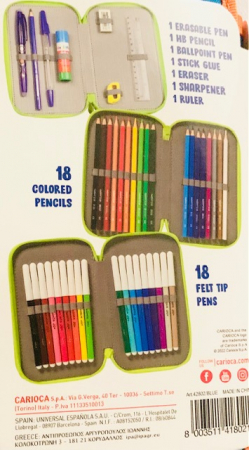 Penar CARIOCA Fluo, cu 3 fermoare, complet echipat [1]