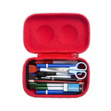 Penar cu fermoar, cu separator, ZIPIT Wildlings Storage box - albastru [3]