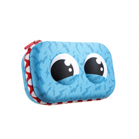 Penare Zipit - Penar cu fermoar, cu separator, ZIPIT Wildlings Storage box - albastru