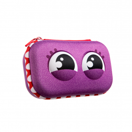Penare Zipit - Penar cu fermoar, cu separator, ZIPIT Wildlings Storage box - mov