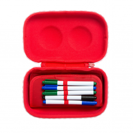 Penar cu fermoar, cu separator, ZIPIT Wildlings Storage box - mov [1]