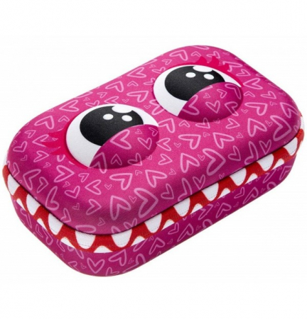 Penar cu fermoar, cu separator, ZIPIT Wildlings Storage box - roz [1]