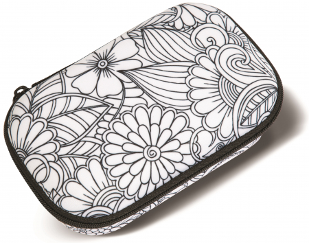 Penare Zipit - Penar cu fermoar, ZIPIT Color In Storage box - Big Flowers