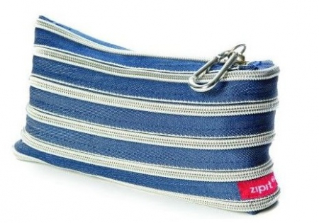 Penare Zipit - Penar cu fermoar, ZIPIT Jeans - jeans cu dinti argintii