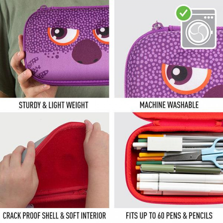Penar cu fermoar, ZIPIT Wildlings Storage box - mov [2]