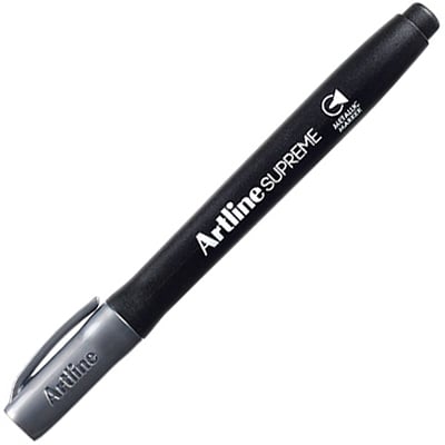 Markere permanente - Permanent marker ARTLINE Supreme Metallic, corp plastic, varf rotund 1.0mm, - argintiu