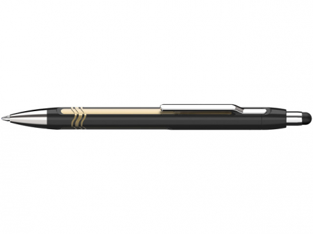 Pixuri - Pix SCHNEIDER Epsilon Touch XB, varf 1.4mm - corp negru/auriu - scriere albastra