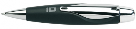 Pixuri - Pix SCHNEIDER ID, accesorii metalice, corp negru/crom - scriere neagra