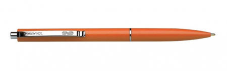 Pixuri cu mecanism - Pix SCHNEIDER K15, clema metalica, corp portocaliu - scriere albastra