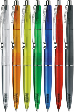 Pixuri - Pix SCHNEIDER K20 Icy colours, clema metalica, culori asortate - scriere albastra
