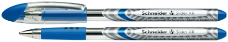 Pixuri fara mecanism - Pix SCHNEIDER Slider Basic XB, rubber grip, varf 1.4mm - scriere albastra