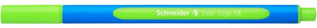Pixuri fara mecanism - Pix SCHNEIDER Slider Edge XB, rubber grip, varf 1.4mm - scriere vernil