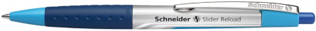 Pixuri - Pix SCHNEIDER Slider Reload XB, rubber grip, clema metalica - scriere albastra