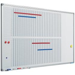 Plannere magnetice - Planner pentru 53 de saptamani, 60 x 120 cm, profil aluminiu SL, SMIT