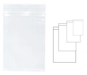 Pungi cu fermoar pentru sigilare - Pungi plastic cu fermoar pentru sigilare, 230 x 320 mm, 100 buc/set, KANGARO - transparente