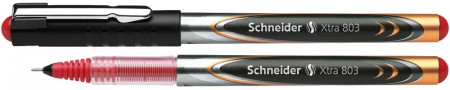 Rollere - Roller cu cerneala SCHNEIDER Xtra 803, needle point 0.3mm - scriere rosie