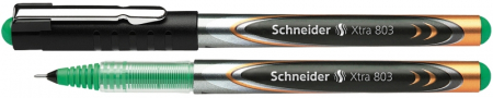 Rollere - Roller cu cerneala SCHNEIDER Xtra 803, needle point 0.3mm - scriere verde