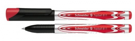 Rollere - Roller SCHNEIDER Topball 811, varf cu bila 0.5mm - scriere rosie