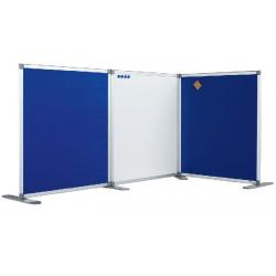Prezentare si afisare - Perete despartitor cu tabla alba magnetica 120 x 180 cm, SMIT