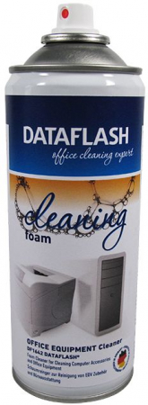 Birotica si IT - Spuma curatare suprafete din plastic, metal, sticla (nu pentru TFT/LCD/Plasma), 400ml, DATA FLASH