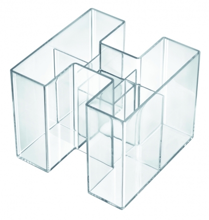 Suporturi articole de scris - Suport pentru instrumente de scris, HAN Bravo - transparent cristal