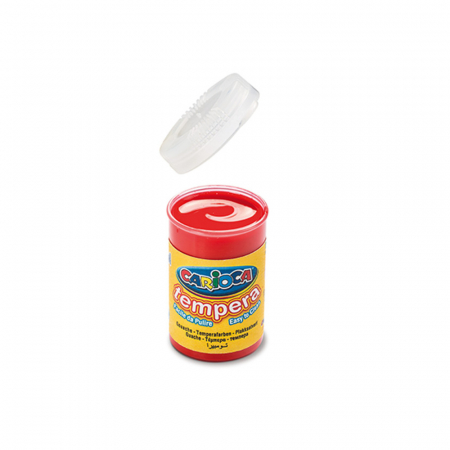 Tempera super lavabila, 5 culori x 25ml/set + pensula, CARIOCA Tempera [1]