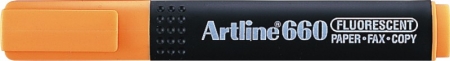 Textmarkere - Textmarker ARTLINE 660, varf tesit 1.0-4.0mm - portocaliu fluorescent