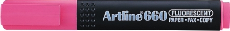 Textmarkere - Textmarker ARTLINE 660, varf tesit 1.0-4.0mm - roz fluorescent