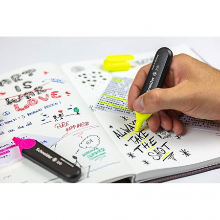 Textmarker SCHNEIDER Job, varf tesit 1+5mm - galben [2]
