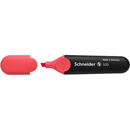 Textmarker SCHNEIDER Job, varf tesit 1+5mm - rosu [2]