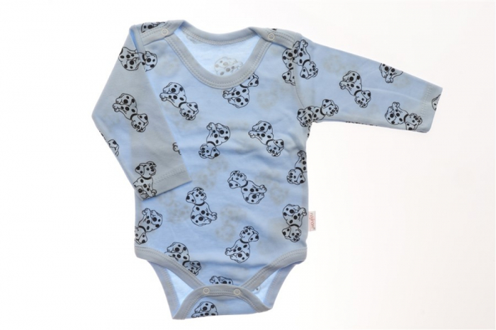 Body bebelusi maneca lunga bleu catelusi bumbac 0-9 luni [1]