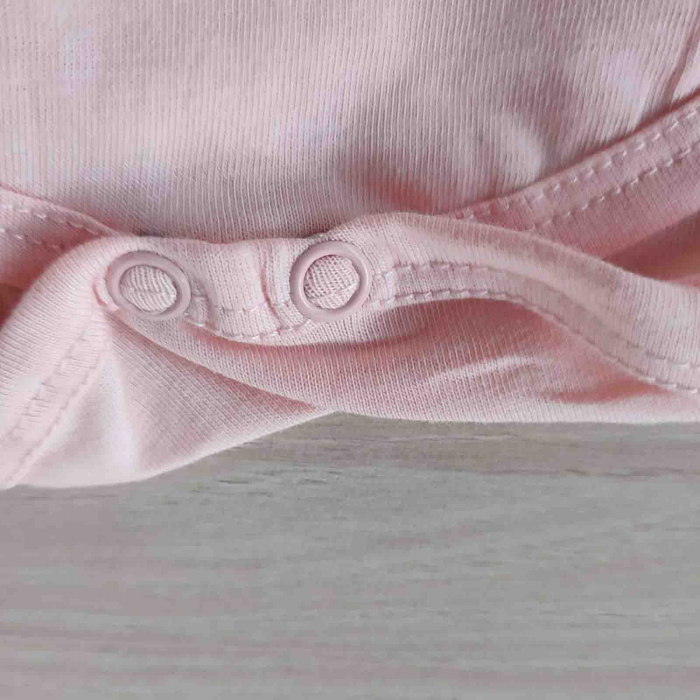 Body bebelusi maneca scurta cu tiul roz princess bumbac 0-9 luni [2]