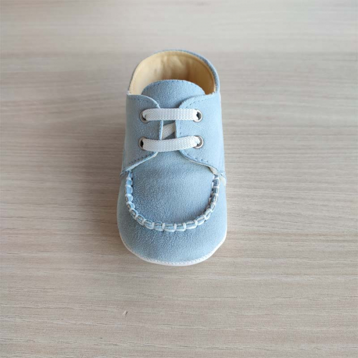 Pantofi eleganti bleu bebelusi baiat 0-12 luni [2]