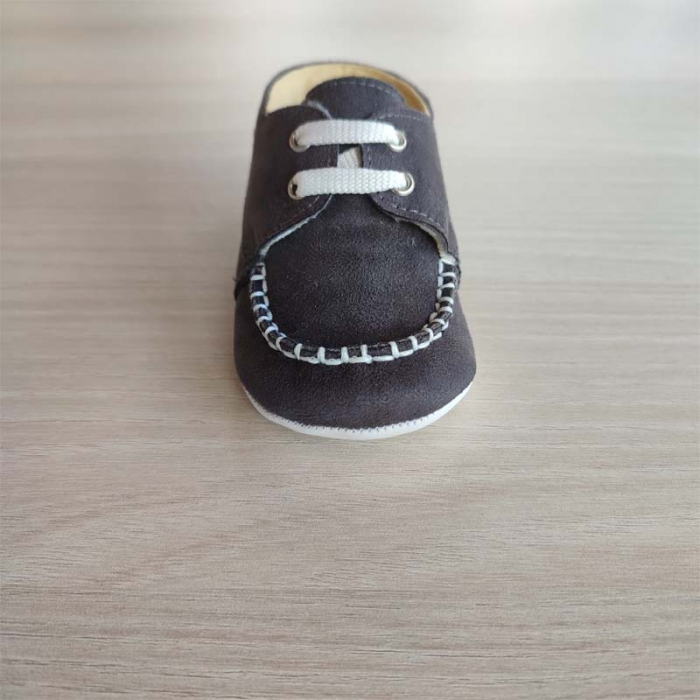 Pantofi eleganti maro bebelusi baiat 0-12 luni [2]