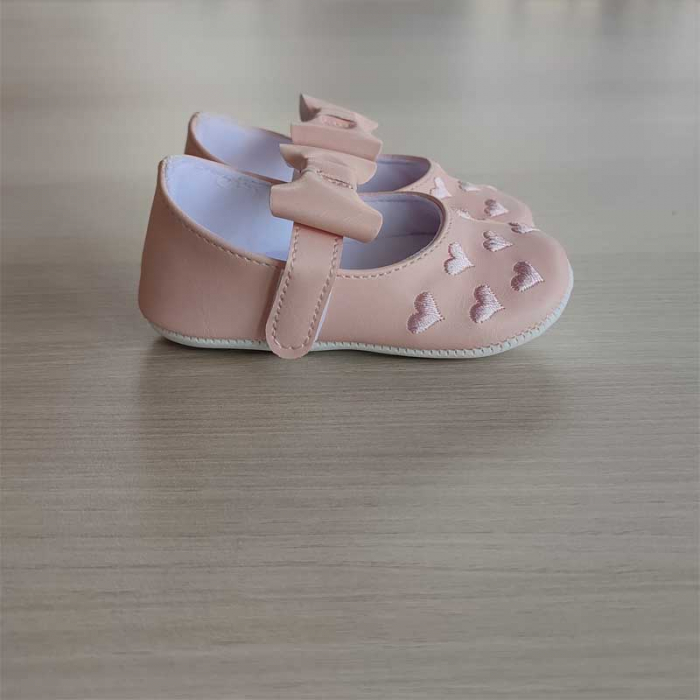 Pantofi eleganti roz bebelusi fetita 0-12 luni [1]