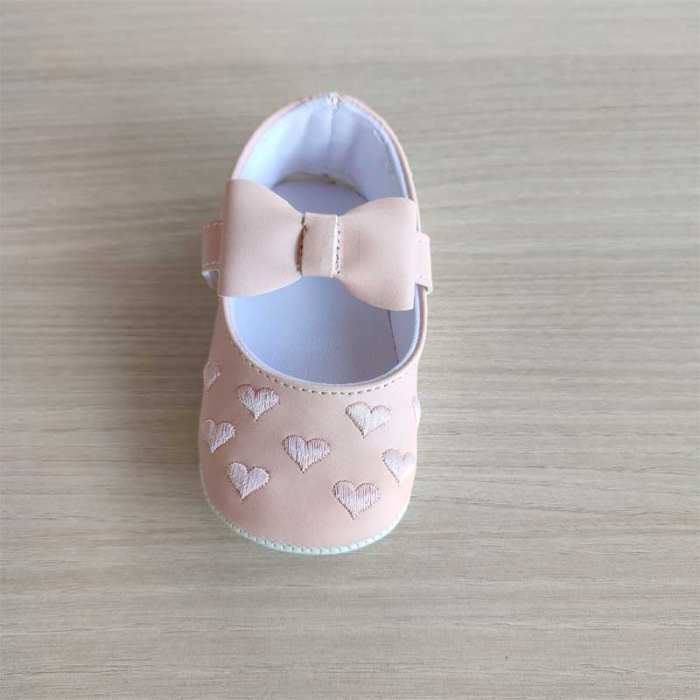 Pantofi eleganti roz bebelusi fetita 0-12 luni [2]