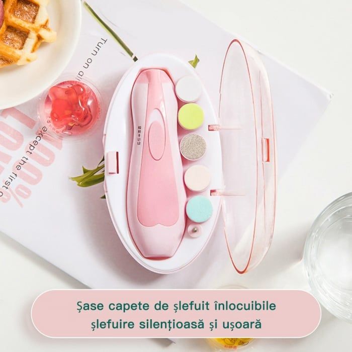 Pilă Electrică pentru Unghii Bebeluși - Îngrijire Sigură și Eficientă | Orlando Kids [8]
