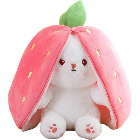Jucarii - Jucarie de Plus Iepurasul Capsunica - Happy Bunny
