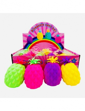 OUTLET - Set 4 Jucarie Antistres Model Ananas - Distratie si Relaxare pentru Copii