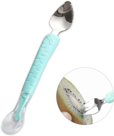 Hrana - Set de Lingurițe din Silicon pentru Bebeluși - Accesoriu Indispensabil | Orlando Kids